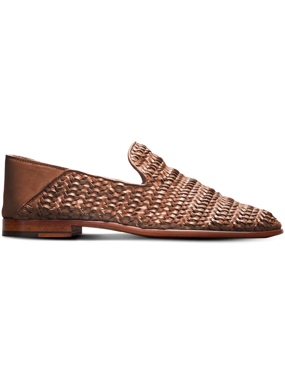 Allen Edmonds Portofino Woven Italian Leather Slip-On Loafer Sz 12